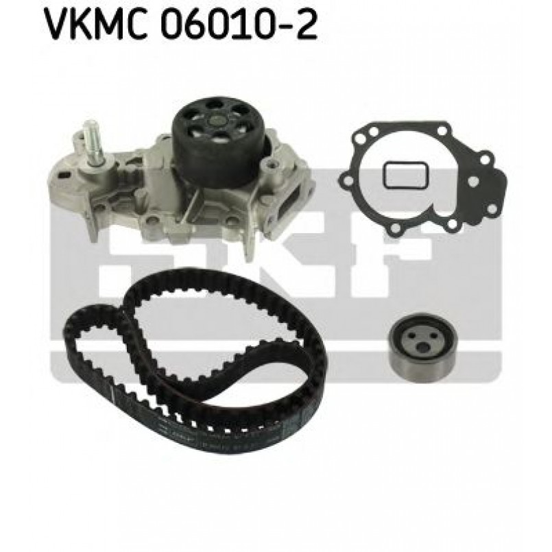 VKMC 06010-2 SKF - Насос охолоджуючої рідини + комплект зубчатого ремня